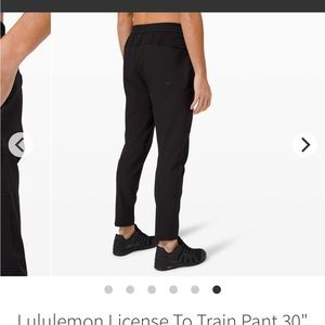 Lululemon License to Train Pant - Size XXL